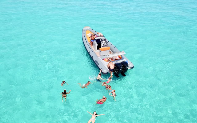 Boat excursion Capo Vaticano