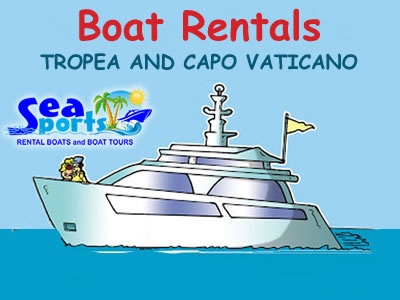 Boat rentals Tropea and Capo Vaticano