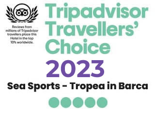 Travellers' Choice alla Sea Sports Tropea